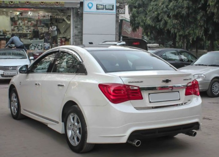 Chevrolet Cruze (08-) задние светодиодные фонари BMW дизайн, комплект лев + прав