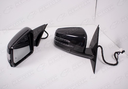 Mercedes-Benz S-Klasse W221 рестайлинг 2009 - 2013 Зеркала рестайлинговые черные