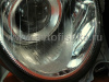Mercedes E W210 (99-02) передние фары линзовые хромированные, комплект 2 шт.