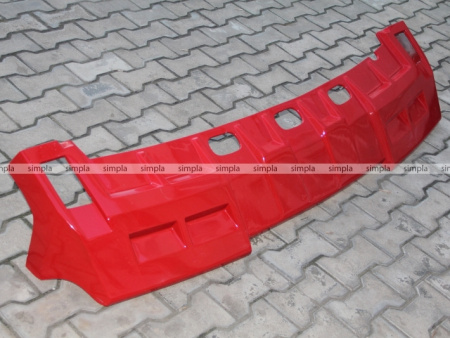 Hummer H2 (02-08)  Козырек над стеклом. Спойлер.