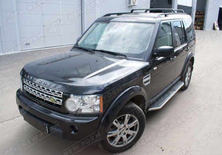 Land Rover Discovery 4 поколение 2009 - 2013 Комплект рейлинги и поперечины для Land Rover Discovery 4 черные