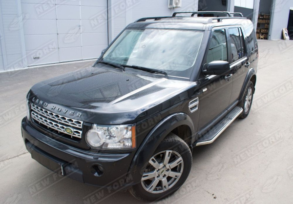 Land Rover Discovery 4 поколение 2009 - 2013 Комплект рейлинги и поперечины для Land Rover Discovery 4 черные