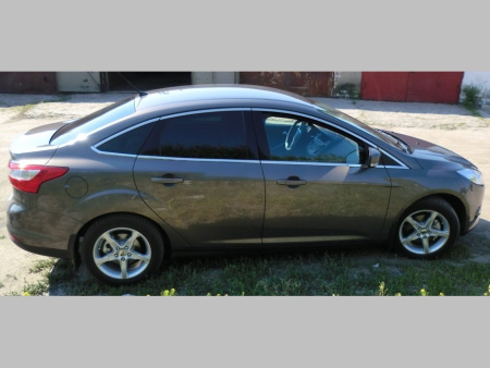 Ford Focus (2011-) седан верхние и нижние молдинги стекол из нержавеющей стали, комплект 12 частей