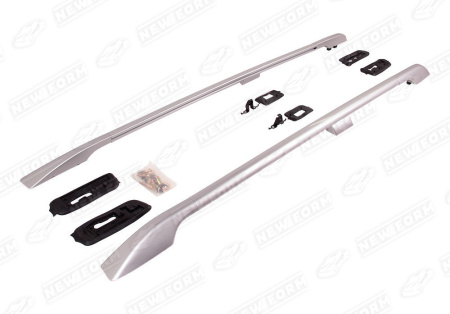 Toyota Land Cruiser LC 200 (1 рестайлинг) 2012 - 2015 Рейлинги серебристые