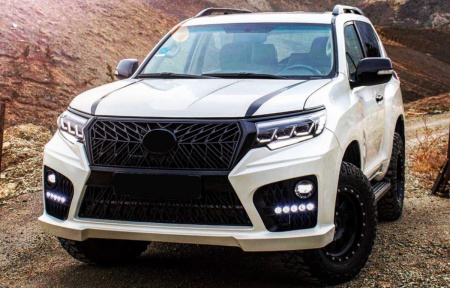 Toyota Land Cruiser Prado 150 (10-17) рестайлинг комплект с обвесом Elford в 2018-2019