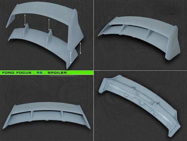 Спойлер RS Design на пятую дверь Ford Focus 2