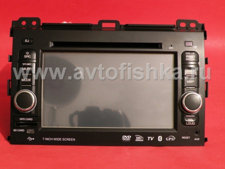 Toyota Land Cruiser Prado 120 автомагнитола, штатное головное устройство с GPS навигацией, TV