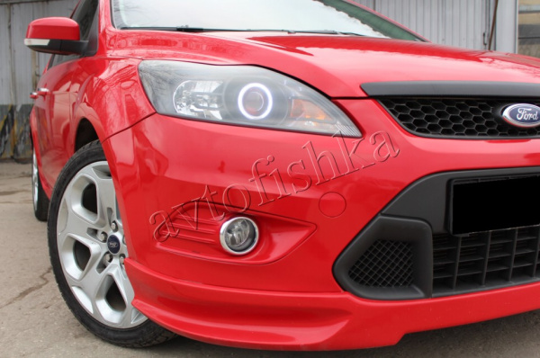 Ford Focus 2 (08 – 11) передняя юбка "Lord"