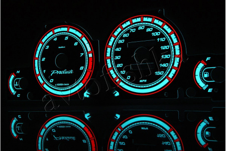 Honda Prelude V светодиодные шкалы (циферблаты) на панель приборов