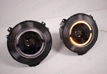 Mercedes-Benz G-Klasse W463 1990 - 2018 Фары дизайн 2018 года черные