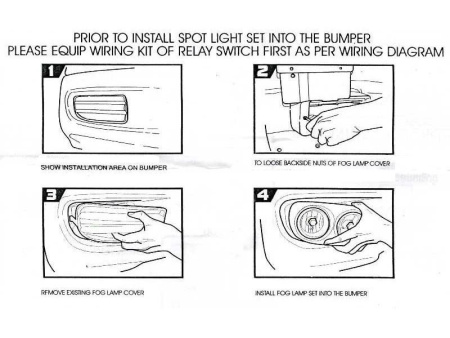Toyota Land Cruiser 100 фары противотуманные двойные в корпусе, комплект 2 шт.