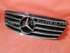 Mercedes E W211 (02-06) решетка радиатора черная, дизайн Big Star "Авангард" (Avangard), 5 ламелей