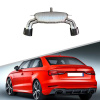 Раздвоенный выхлоп RS3 для Audi A3 седан S-line
