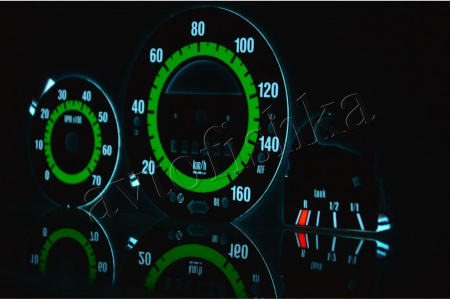Volkswagen Beetle светодиодные шкалы (циферблаты) на панель приборов