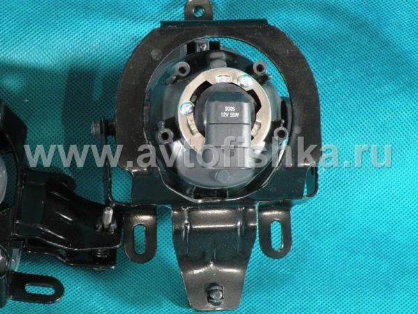 Mitsubishi Pajero 3 (03-06) фары противотуманные хромированные, комплект 2 шт.