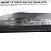Mercedes S W220 (98-05) фары передние линзовые хромированные, с подсветкой DRL