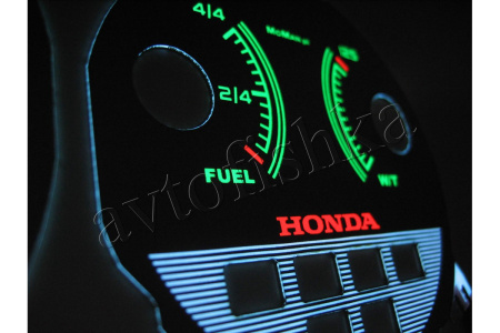 Honda Civic (92-95) светодиодные шкалы (циферблаты) на панель приборов - дизайн 5