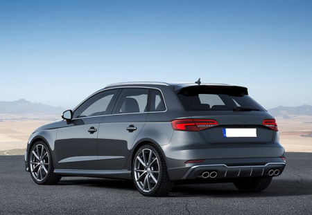 Диффузор S3 S-line для Audi A3 хэтчбек штатная версия