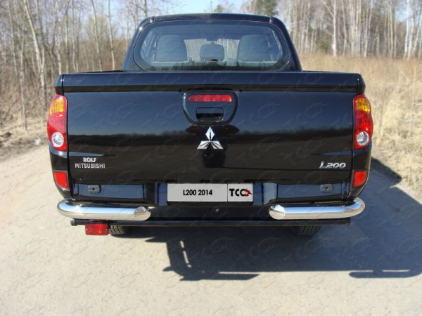 Mitsubishi L200 (14–) Защита задняя (уголки) 76,1 мм