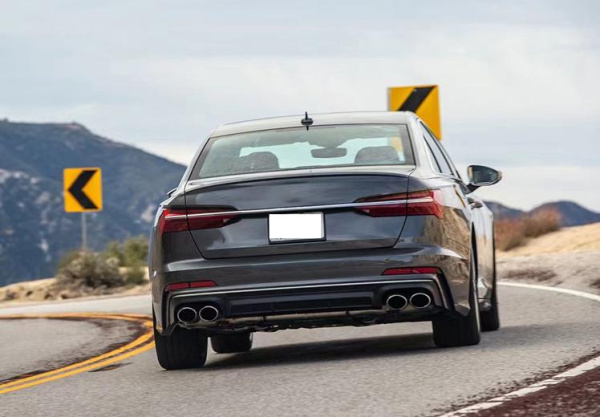 Диффузор S6 с насадками для Audi A6 2019+ S-line