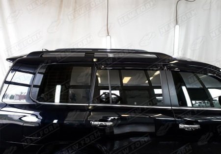 Toyota Land Cruiser LC 200 (2 рестайлинг) 2015 - н.в. Рейлинги черные