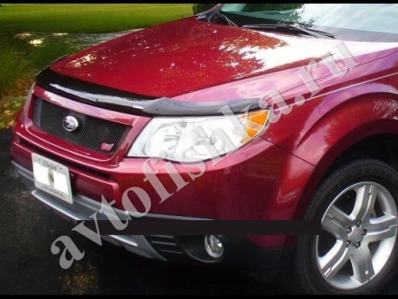Дефлектор капота темный Subaru Forester 2008-2012