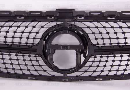 Mercedes-Benz C-Klasse W205 рестайлинг 2018 - 2021 Решетка радиатора Diamond Sport серебро