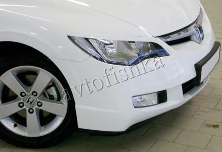 Honda Civic 4D 8 (06 – 12) реснички на фары №1 узкие