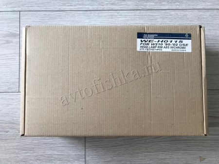 Mercedes E W210 (95-02) декоративные накладки на передние фары, хромированные кольца, комплект 4 шт.