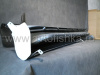 Toyota Land Cruiser Prado 150 (10-) накладки на пороги пластиковые - подножки боковые, на штатный алюминиевый профиль, полный комплект