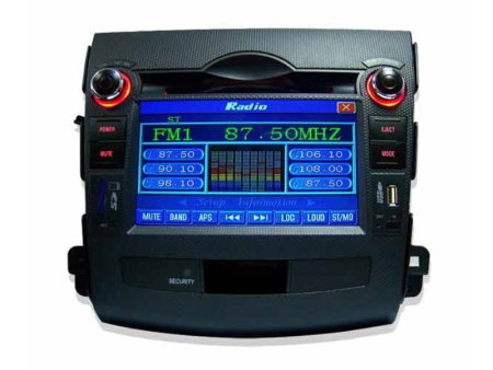 Mitsubishi Outlander XL автомагнитола, штатное головное устройство с GPS навигацией, nTray 7976