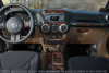 Декоративные накладки салона Jeep Wrangler 2011-н.в. АКПП.