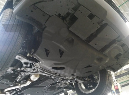 Lexus NX (14–) Защита картера двигателя и кпп, композит 6 мм (V-2.5hib,2,0, 2,0t)