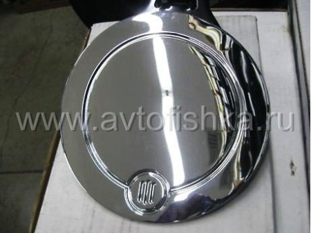 Chevrolet Tahoe, Cadillac Escalade, GMC Yukon, Sierra (07-) крышка лючка горловины топливного бака хромированная, оригинал