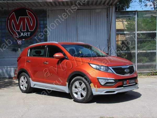 Kia Sportage 3 (10 – 16) пороги JSW Style