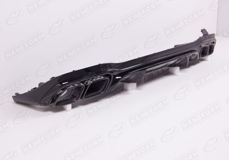 Mercedes-Benz E-Klasse W213 рестайлинг 2020 - н.в. Диффузор с насадками 6.3 AMG черный