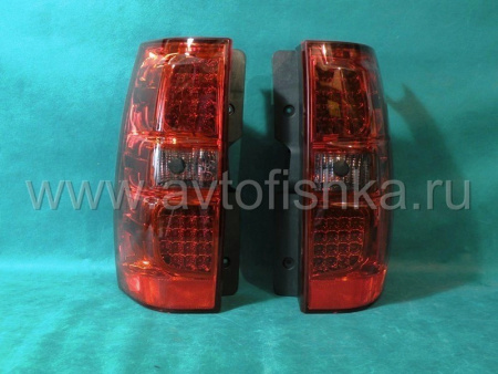 Chevrolet Tahoe, Suburban, GMC Yukon, Denali (07-) фонари задние светодиодные красно-тонированные, дизайн Оригинал, комплект 2 шт.