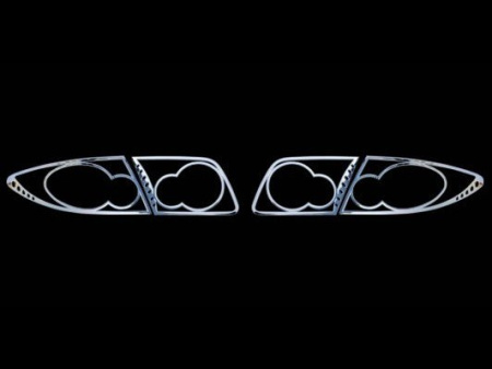 Mazda 6 (2002-2007) хромированные накладки на задние фонари
