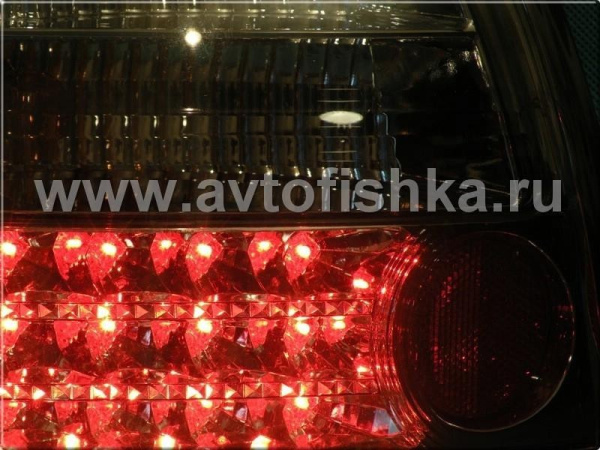 Audi A6 (97-04) фонари задние светодиодные тонированные, комплект 2 шт.