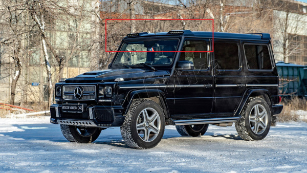 Mercedes G-Klasse W463 (89-17) Спойлер (козырек) передний MANSORY