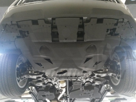 Lexus NX (14–) Защита картера двигателя и кпп, композит 6 мм (V-2.5hib,2,0, 2,0t)