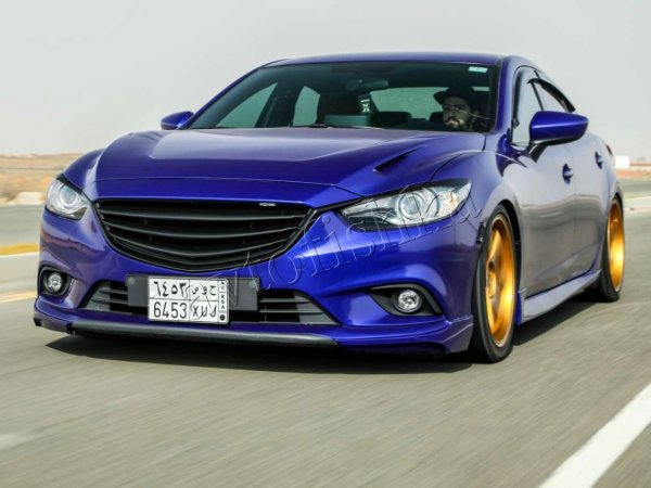 Mazda 6 (13 – 18) капот SkyActivSport (с глухими жабрами)