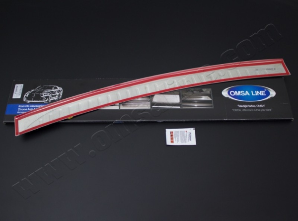 Nissan X-Trail (14–) Накладка на задний бампер, нерж.