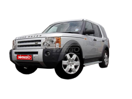 Land Rover Discovery 3 (05-) защита передних фар из нержавеющей стали