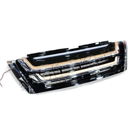 Toyota Land Cruiser Prado 150 (13-17) решетка радиатора MODELLISTA (белая подсветка)