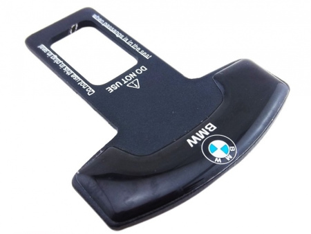 Вставка в замок ремня безопасности с логотипом BMW, лакированная