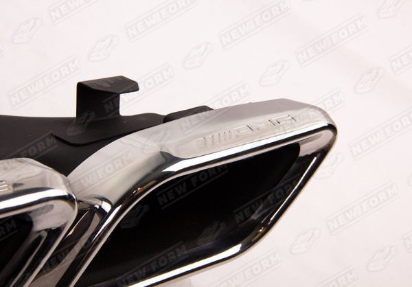 Mercedes-Benz C-Klasse W205 2014 - 2018 Насадки на глушитель 6.3 AMG хром