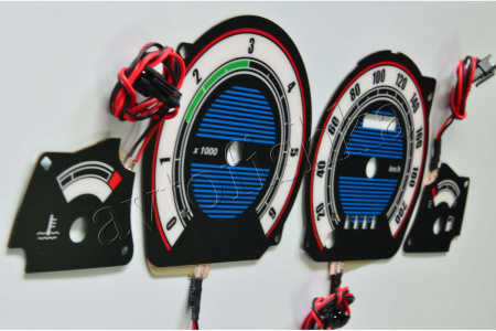 Ford Transit светодиодные шкалы (циферблаты) на панель приборов