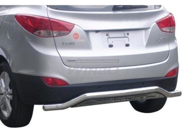 Hyundai IX35 (10-) защита заднего бампера из нержавеющей стали 51mm