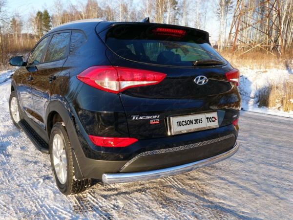 Hyundai Tucson (16–) Решетка на задний бампер (лист)